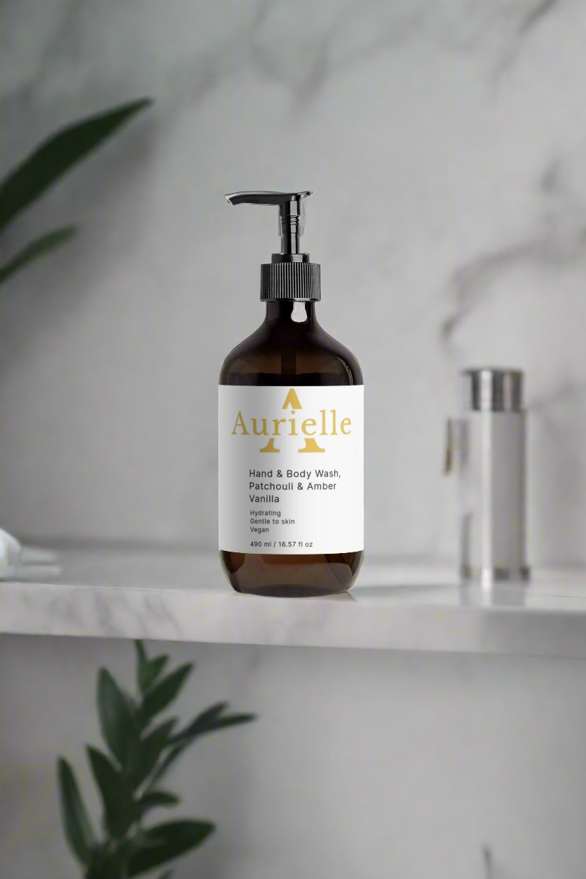 Hand & Body Wash, Patchouli & Amber Vanilla