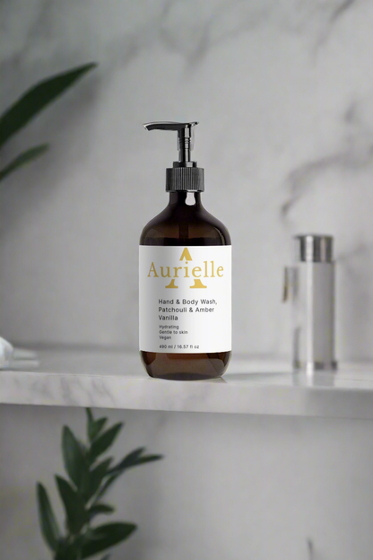 Hand & Body Wash, Patchouli & Amber Vanilla